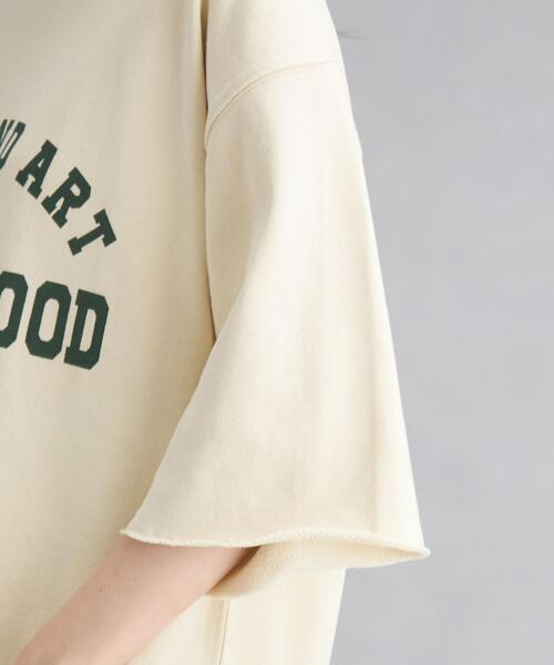 Goodwear(Since1983)（グッドウェア）の「＜Goodwear(グッドウェア)＞ ロゴ 6分袖 スウェット プルオーバー カットソー（Tシャツ/カットソー・レディース・ライトグレー/ネイビー/オフホワイト・FREE）」の8枚目の写真