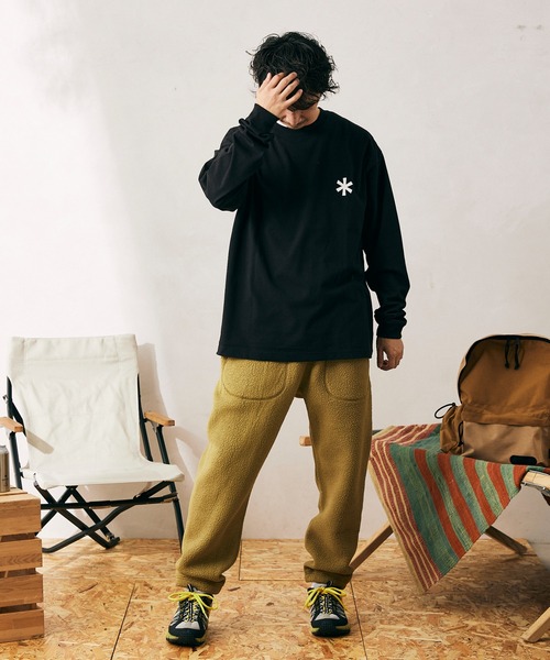 Snow Peak（スノーピーク）の「【Snow Peak×relume / スノーピーク】 Thermal ボアフリース イージーパンツ（その他パンツ・メンズ・ブラック/キャメル・MEDIUM/LARGE）」の10枚目の写真