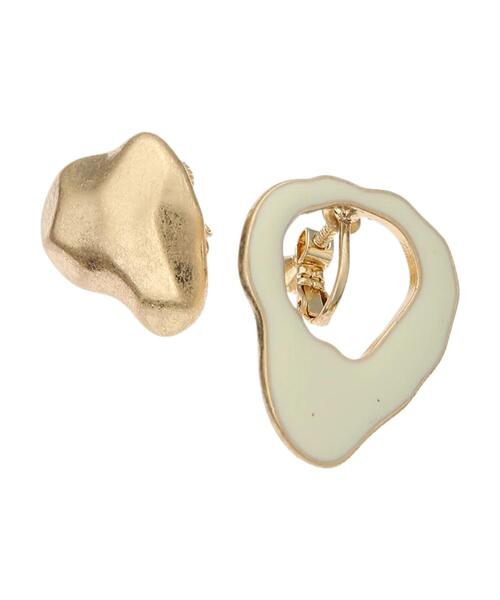 AMERICAN HOLIC（アメリカンホリック）の「変形メタルエポカラーアシメイヤリング（イヤリング・レディース・ゴールド/シルバー・FREE）」の6枚目の写真