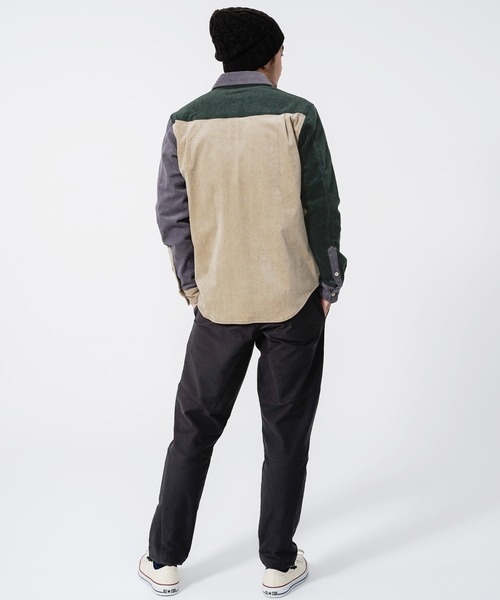 KRIFF MAYER（クリフメイヤー）の「ストレッチコーデュロイシャツ（シャツ/ブラウス・メンズ・ベージュ/ネイビー/カーキ/グリーン/ロイヤルブルー・MEDIUM/LARGE/X-LARGE/SMALL）」の6枚目の写真