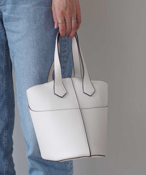 ammy.（エイミードット）の「【 ammy. / エイミードット 】 2way バケツ型 ショルダーバッグ / ハンドバッグ（ショルダーバッグ・レディース・ホワイト/ブラック/ブラウン/グレイッシュベージュ・FREE）」の18枚目の写真