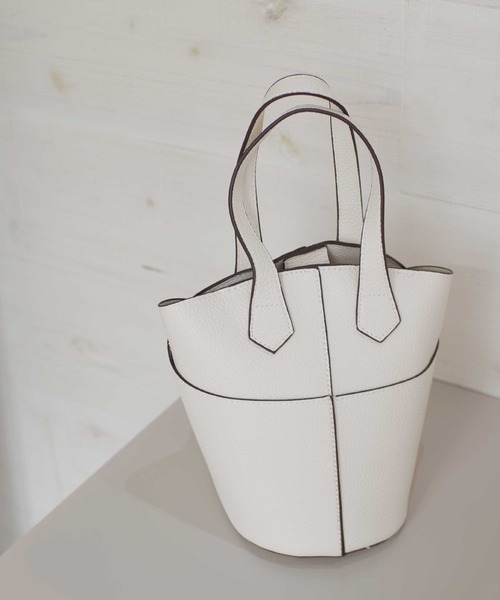 ammy.（エイミードット）の「【 ammy. / エイミードット 】 2way バケツ型 ショルダーバッグ / ハンドバッグ（ショルダーバッグ・レディース・ホワイト/ブラック/ブラウン/グレイッシュベージュ・FREE）」の20枚目の写真