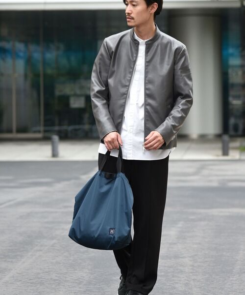 MIS（エムアイエス）の「【SHIPS別注】MIS: CARRYING BAG PACK CLOTH（トートバッグ・メンズ・ブラック/ネイビー/グレー・ONE SIZE）」の8枚目の写真