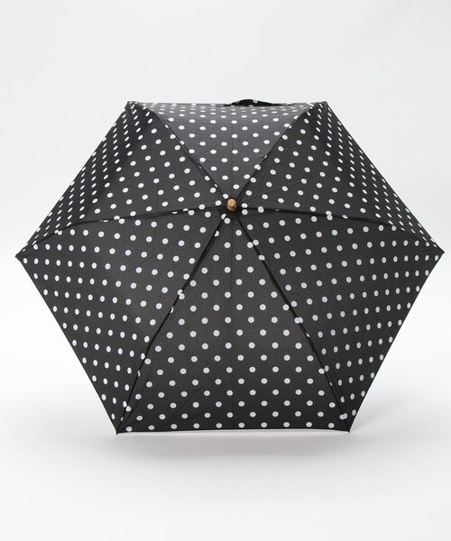 Traditional Weatherwear（トラディショナルウェザーウェア）の「FOLDING BAMBOO MINI（折りたたみ傘・レディース・ブラック×ホワイト/ホワイト系その他・F）」の4枚目の写真
