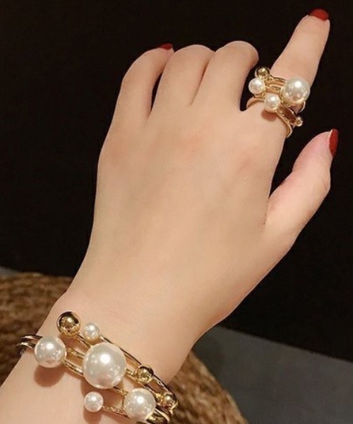 KOR（ケーオーアール）の「パールリング/ブレスレット（リング・レディース・A/B・FREE）」の12枚目の写真