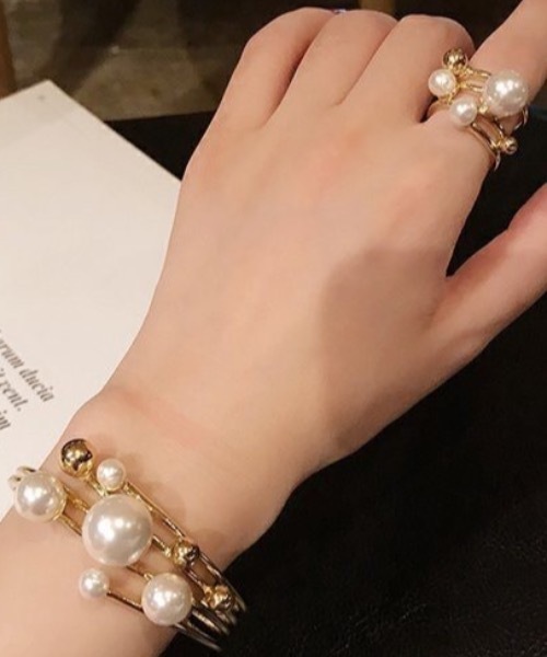 KOR（ケーオーアール）の「パールリング/ブレスレット（リング・レディース・A/B・FREE）」の4枚目の写真