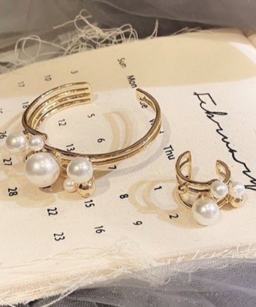 KOR（ケーオーアール）の「パールリング/ブレスレット（リング・レディース・A/B・FREE）」の6枚目の写真