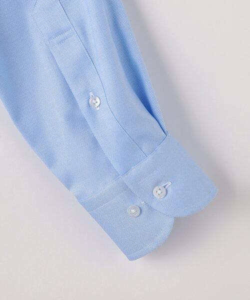 green label relaxing（グリーンレーベルリラクシング）の「＜green label relaxing＞Cロイヤルオックス スリム ショートボタンダウン ドレスシャツ -イージーアイロン-（ビジネスシャツ・メンズ・ライトブルー/ホワイト・X-LARGE/SMALL/LARGE/MEDIUM）」の10枚目の写真