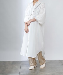 COLONY 2139 | マットサテンバンドカラーシャツワンピース(ワンピース)