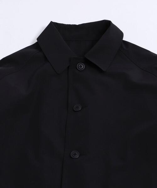 coen（コーエン）の「【WEB限定カラー】撥水オーバーサイズワイドステンカラーコート（ステンカラーコート・メンズ・ブラック/ベージュ/ライム/パープル・SMALL/MEDIUM/LARGE/X-LARGE）」の21枚目の写真