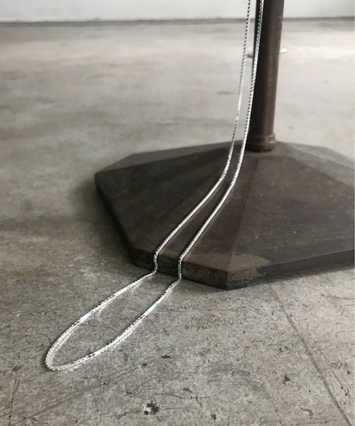 Taaii(ターイ)の「Taaii / SILVER LONG VENETIAN CHAIN NECKLACE:シルバーロング ベネチアンチェーン ネックレス(ネックレス・レディース・シルバー・ONE SIZE)」の1枚目の写真