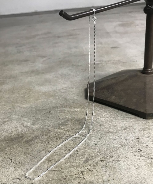 Taaii(ターイ)の「Taaii / SILVER LONG VENETIAN CHAIN NECKLACE:シルバーロング ベネチアンチェーン ネックレス(ネックレス・レディース・シルバー・ONE SIZE)」の2枚目の写真