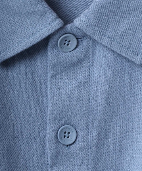 Dickies（ディッキーズ）の「Dickies/ディッキーズ ツイル オーバーサイズ ワークシャツ/CPOシャツ/シャツジャケット（シャツ/ブラウス・メンズ・ブラック/ベージュ/ブルー/ブルー系その他・M/L/XL）」の8枚目の写真
