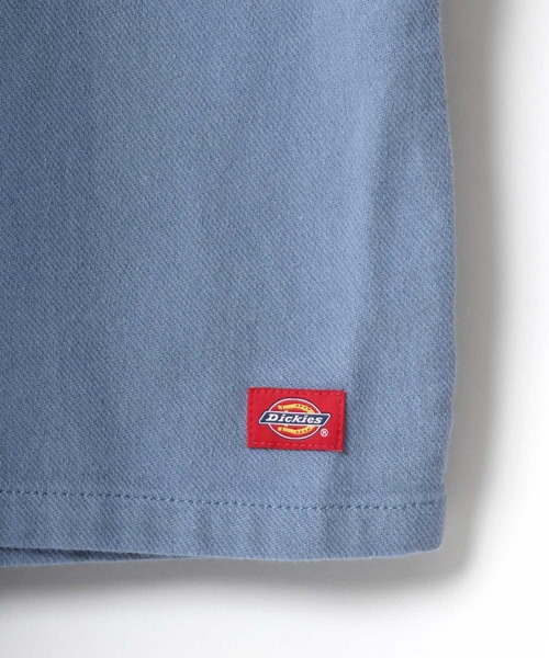 Dickies（ディッキーズ）の「Dickies/ディッキーズ ツイル オーバーサイズ ワークシャツ/CPOシャツ/シャツジャケット（シャツ/ブラウス・メンズ・ブラック/ベージュ/ブルー/ブルー系その他・M/L/XL）」の10枚目の写真