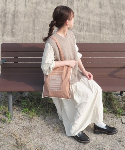 THEATRE PRODUCTS(シアタープロダクツ)の「【THEATRE PRODUCTS】WEARISTA ≪chicchimo≫ コラボトートバッグ(トートバッグ・レディース・ベージュ/ブラウン・FREE)」の20枚目の写真