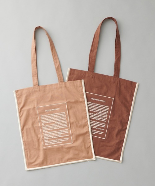 THEATRE PRODUCTS(シアタープロダクツ)の「【THEATRE PRODUCTS】WEARISTA ≪chicchimo≫ コラボトートバッグ(トートバッグ・レディース・ベージュ/ブラウン・FREE)」の3枚目の写真