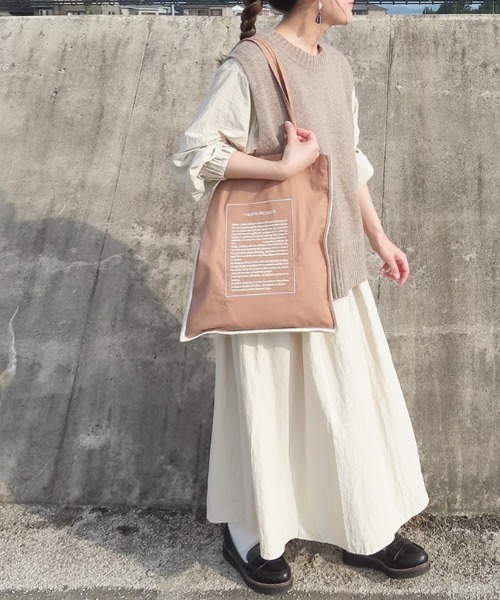 THEATRE PRODUCTS(シアタープロダクツ)の「【THEATRE PRODUCTS】WEARISTA ≪chicchimo≫ コラボトートバッグ(トートバッグ・レディース・ベージュ/ブラウン・FREE)」の18枚目の写真