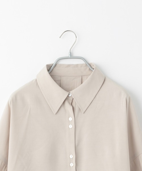 Heather(ヘザー)の「ピーチ起毛シャツ 237204(シャツ/ブラウス・レディース・ホワイト/アイボリー/ブラック・FREE)」の10枚目の写真