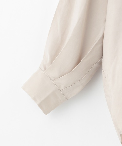 Heather(ヘザー)の「ピーチ起毛シャツ 237204(シャツ/ブラウス・レディース・ホワイト/アイボリー/ブラック・FREE)」の12枚目の写真