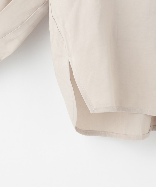 Heather(ヘザー)の「ピーチ起毛シャツ 237204(シャツ/ブラウス・レディース・ホワイト/アイボリー/ブラック・FREE)」の14枚目の写真