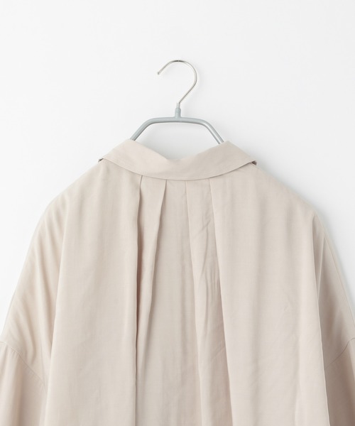 Heather(ヘザー)の「ピーチ起毛シャツ 237204(シャツ/ブラウス・レディース・ホワイト/アイボリー/ブラック・FREE)」の16枚目の写真