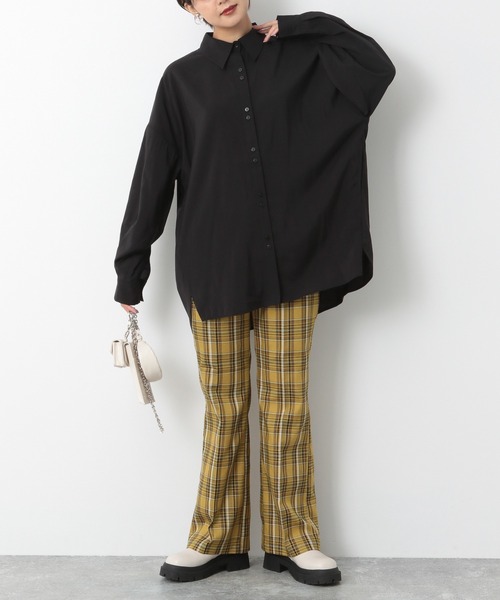 Heather(ヘザー)の「ピーチ起毛シャツ 237204(シャツ/ブラウス・レディース・ホワイト/アイボリー/ブラック・FREE)」の22枚目の写真