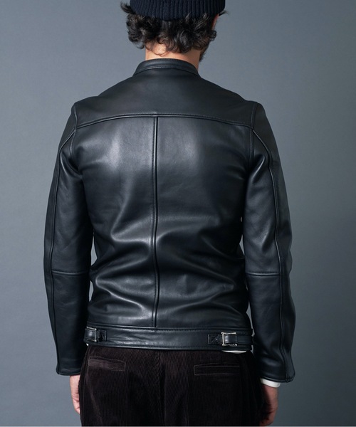 Magine(マージン)の「SHEEP LEATHER SINGLE RIDERS JKT シープレザー シングルライダース(ライダースジャケット・メンズ・ブラック・44/48/46)」の14枚目の写真