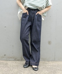 PUAL CE CIN | JAPAN MADE　デニムストレートパンツ(デニムパンツ)