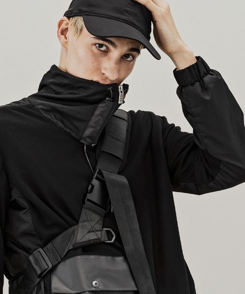 C DIEM（カルペディエム）の「mlt3588-SWITCHING HALF ZIP PULLOVER プルオーバー（ブルゾン・メンズ・カーキ/ブラック・M/L/S）」の18枚目の写真