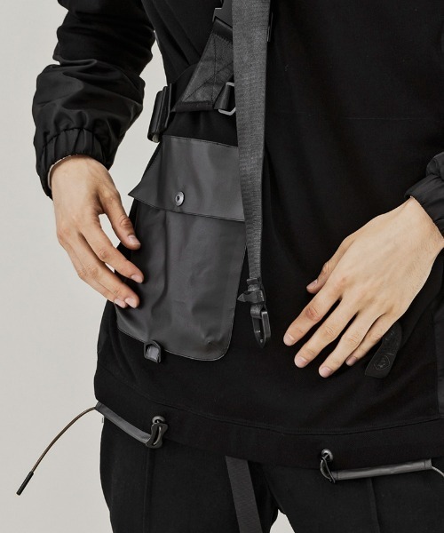 C DIEM（カルペディエム）の「mlt3588-SWITCHING HALF ZIP PULLOVER プルオーバー（ブルゾン・メンズ・カーキ/ブラック・M/L/S）」の13枚目の写真