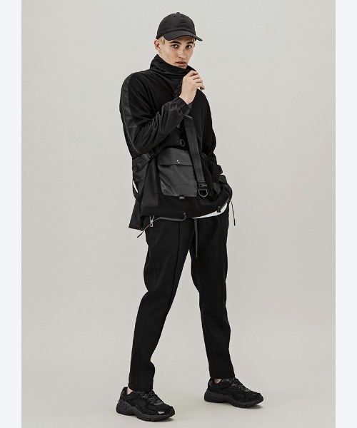 C DIEM（カルペディエム）の「mlt3588-SWITCHING HALF ZIP PULLOVER プルオーバー（ブルゾン・メンズ・カーキ/ブラック・M/L/S）」の5枚目の写真