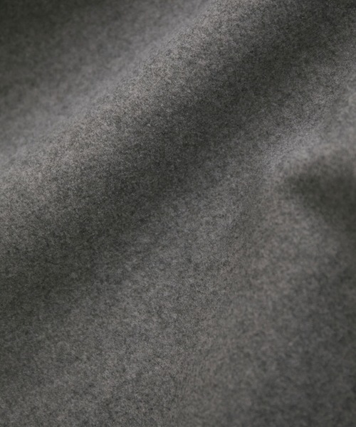 VIS（ビス）の「軽い着心地。合皮パイピングポンチョ（ポンチョ・レディース・ライトグレー/ベージュ・FREE）」の10枚目の写真