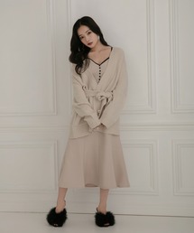 ANDGEEBEE | モヘヤタッチニットカーデ(カーディガン/ボレロ)