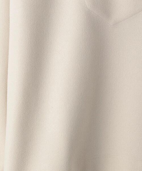 La porte de demain(ラポルトドゥドゥマン)の「<La porte de demain(ラポルト ドゥ ドゥマン)> Vネック プルオーバー ブラウス(シャツ/ブラウス・レディース・ブラウン/オフホワイト・FREE)」の13枚目の写真