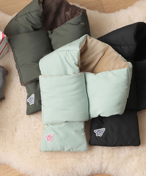 B:MING by BEAMS(ビーミングバイビームス)の「B:MING by BEAMS / ウォッシャブル 中綿 マフラー(マフラー・キッズ・ブラック/オリーブ/ミント・ONE SIZE)」の3枚目の写真