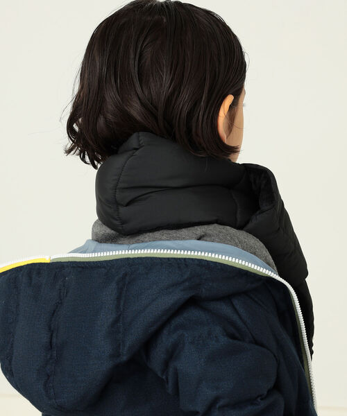 B:MING by BEAMS(ビーミングバイビームス)の「B:MING by BEAMS / ウォッシャブル 中綿 マフラー(マフラー・キッズ・ブラック/オリーブ/ミント・ONE SIZE)」の4枚目の写真