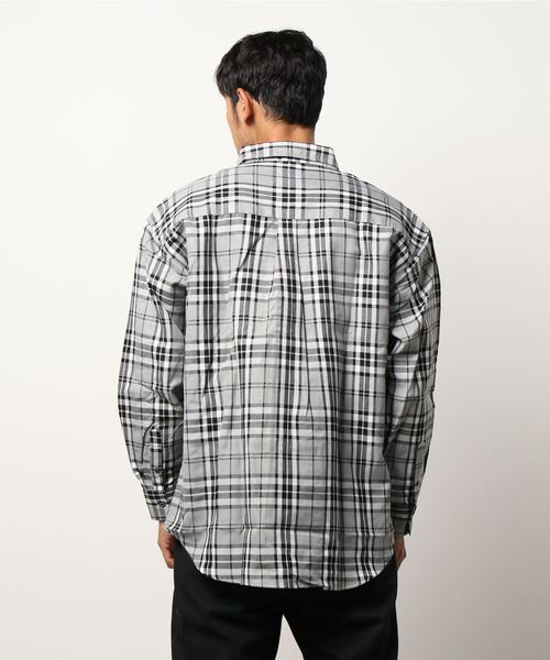 ARCHIVER（アーカイバ）の「【Sa】【it】先染めチェック ビッグシルエット長袖シャツ（シャツ/ブラウス・メンズ・ベージュ/ブラウン/グレー/その他・LL/M/L）」の6枚目の写真