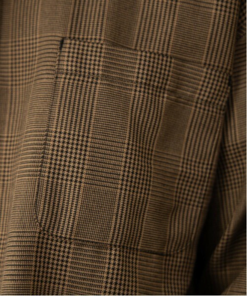 ARCHIVER（アーカイバ）の「【Sa】【it】先染めチェック ビッグシルエット長袖シャツ（シャツ/ブラウス・メンズ・ベージュ/ブラウン/グレー/その他・LL/M/L）」の10枚目の写真