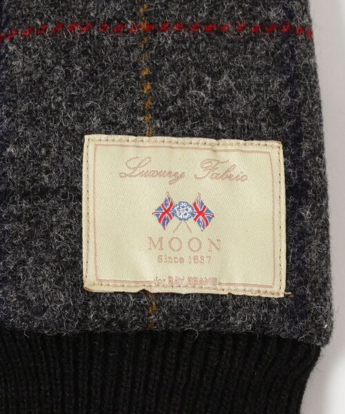 Ray BEAMS(レイビームス)の「Ray BEAMS / MOON ジャージ グローブ(手袋・レディース・チャコールグレー/ベージュ/イエロー・ONE SIZE)」の7枚目の写真