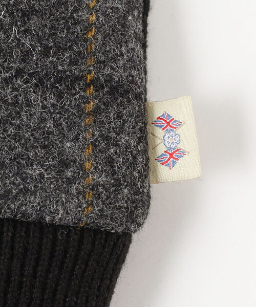 Ray BEAMS(レイビームス)の「Ray BEAMS / MOON ジャージ グローブ(手袋・レディース・チャコールグレー/ベージュ/イエロー・ONE SIZE)」の8枚目の写真