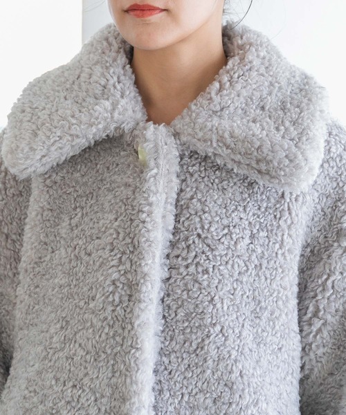 VIS（ビス）の「ゆるもこボアに癒され。ボアブルゾン（ブルゾン）」 - WEAR