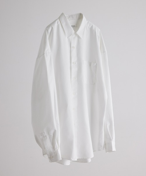 JUNRED（ジュンレッド）の「ピーチブロードドロップショルダーオーバーシャツ（シャツ/ブラウス・メンズ・ホワイト/ブルー系その他4・S/M/L）」の4枚目の写真