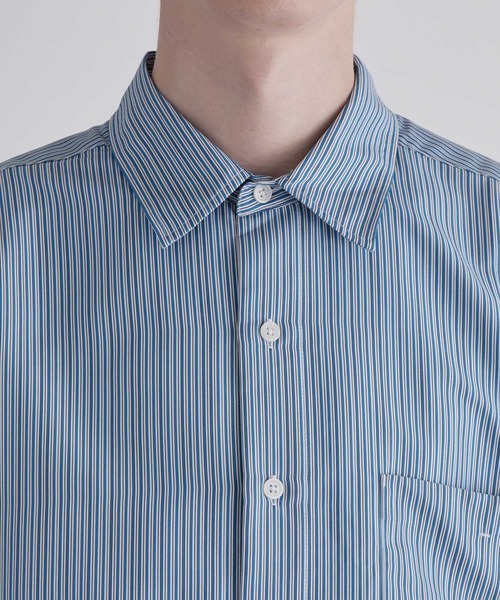 JUNRED（ジュンレッド）の「ピーチブロードドロップショルダーオーバーシャツ（シャツ/ブラウス・メンズ・ホワイト/ブルー系その他4・S/M/L）」の13枚目の写真