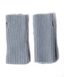 未使用★イヴサロモン★カシミヤ　フィンガーレスグローブ　グレー ジョンストンズ JOHNSTONS 手袋 カシミヤ フィンガーレス