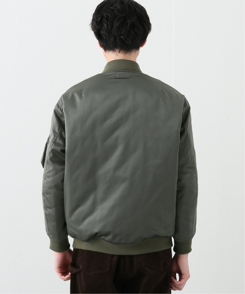 EDIFICE（エディフィス）の「キルティングフライトブルゾン（MA-1・メンズ・ブラック/カーキ・2/3）」の6枚目の写真