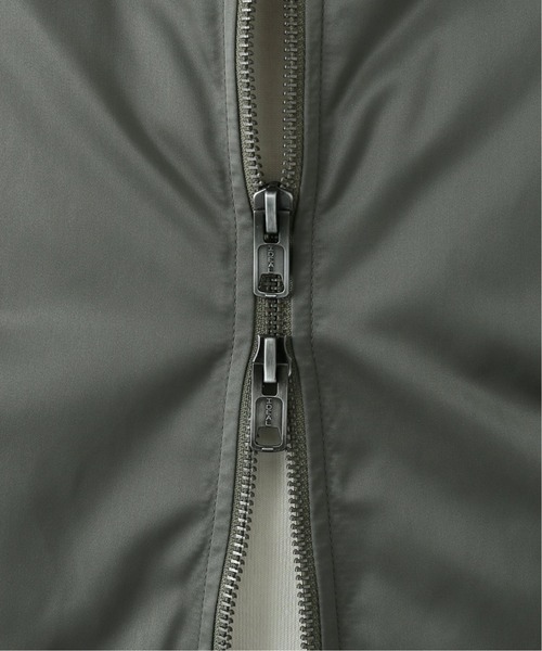 EDIFICE（エディフィス）の「キルティングフライトブルゾン（MA-1・メンズ・ブラック/カーキ・2/3）」の12枚目の写真