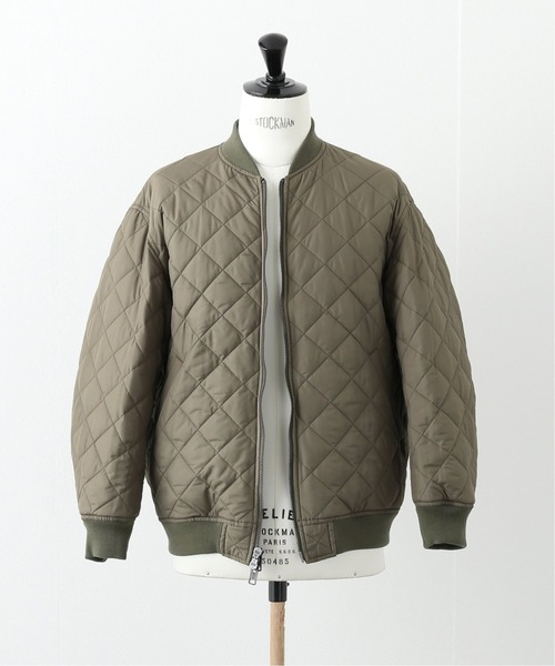 EDIFICE（エディフィス）の「キルティングフライトブルゾン（MA-1・メンズ・ブラック/カーキ・2/3）」の19枚目の写真