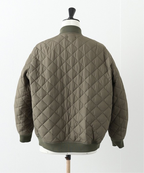 EDIFICE（エディフィス）の「キルティングフライトブルゾン（MA-1・メンズ・ブラック/カーキ・2/3）」の20枚目の写真