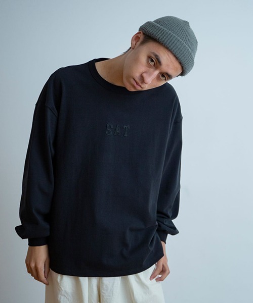 Universal Style Wear(ユニバーサルスタイルウェア)の「Universal Style Wear "Weekend" ロゴ ロンT(Tシャツ/カットソー・メンズ・ブラック/ネイビー/ホワイト・LARGE/X-LARGE/MEDIUM)」の6枚目の写真