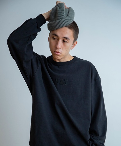 Universal Style Wear(ユニバーサルスタイルウェア)の「Universal Style Wear "Weekend" ロゴ ロンT(Tシャツ/カットソー・メンズ・ブラック/ネイビー/ホワイト・LARGE/X-LARGE/MEDIUM)」の7枚目の写真